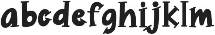 Gogoly Regular otf (400) Font LOWERCASE