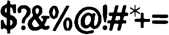 Gojipu ttf (400) Font OTHER CHARS
