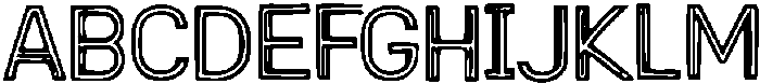 Gokasa ttf (400) Font UPPERCASE