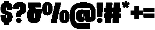 Goken Bold otf (700) Font OTHER CHARS