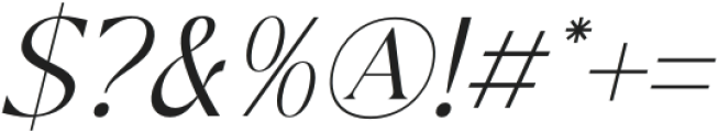 Goladon Italic otf (400) Font OTHER CHARS