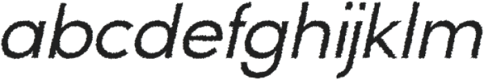 Golane Rough Italic otf (400) Font LOWERCASE