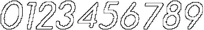 Golane Rounded Pixel Outline otf (400) Font OTHER CHARS
