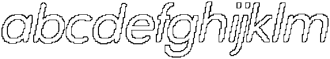 Golane Rounded Pixel Outline otf (400) FONT
