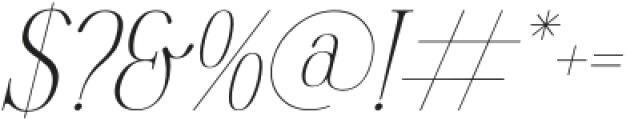 Golastika Italic otf (400) Font OTHER CHARS