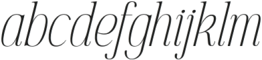 Golastika Italic otf (400) Font LOWERCASE