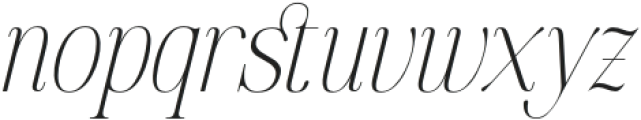 Golastika Italic otf (400) Font LOWERCASE