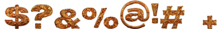 Gold-Baroque Regular otf (400) Font OTHER CHARS