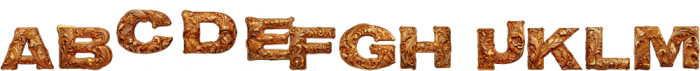 Gold-Baroque Regular otf (400) Font UPPERCASE