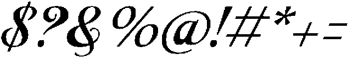 Gold Chamber Script otf (400) Font OTHER CHARS