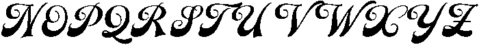 Gold Chamber Script otf (400) Font UPPERCASE
