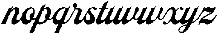 Gold Chamber Script otf (400) Font LOWERCASE