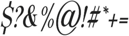 Gold Leaf Thin Italic otf (100) Font OTHER CHARS