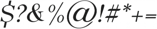 Gold Leaf otf (400) Font OTHER CHARS