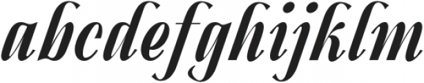 GoldBreath-Italic otf (400) Font LOWERCASE
