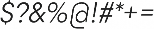 Goldbill Light Italic otf (300) Font OTHER CHARS