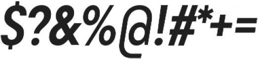 Goldbill XS Medium Italic otf (500) Font OTHER CHARS