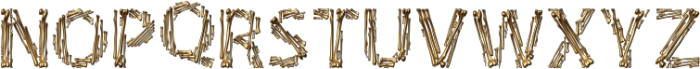 Golden-Bones Regular otf (400) Font LOWERCASE