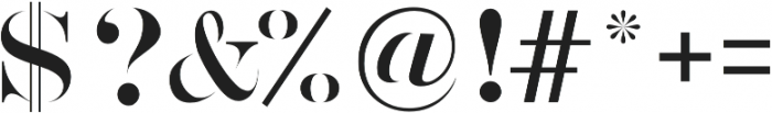 Golden Class Serif otf (400) Font OTHER CHARS