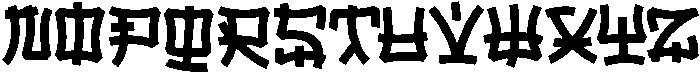 Golden Dynasty otf (400) Font UPPERCASE
