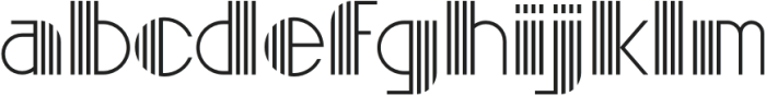 Golden Lines Regular otf (400) Font LOWERCASE