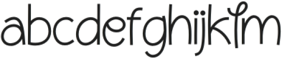 Golden Meaning otf (400) Font LOWERCASE