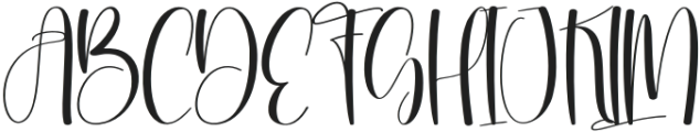Golden Signature Regular otf (400) Font UPPERCASE