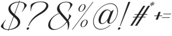 Golden Wave Italic otf (400) Font OTHER CHARS