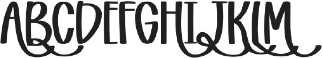 GoldenPeach-Regular otf (400) Font UPPERCASE