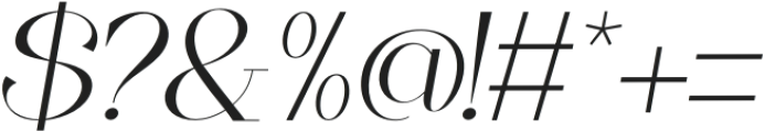 GoldenWay-Oblique otf (400) Font OTHER CHARS
