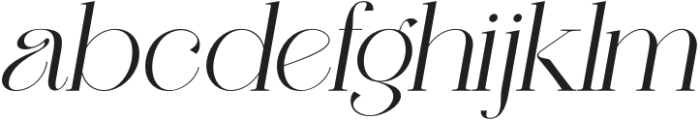GoldenWay-Oblique otf (400) Font LOWERCASE