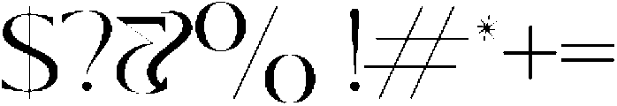 Goldfish-Thin otf (100) Font OTHER CHARS