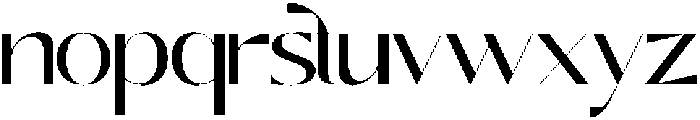 Goldfish-Thin otf (100) Font LOWERCASE