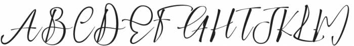 Golding Signature Regular otf (400) Font UPPERCASE