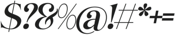 GoldinkBrittey-Oblique otf (400) Font OTHER CHARS