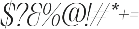Golften Italic otf (400) Font OTHER CHARS