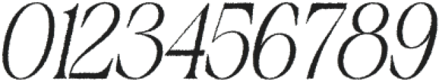 Golften Rough Italic otf (400) Font OTHER CHARS