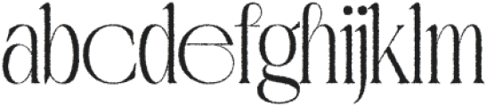 Golften Rough Regular otf (400) Font LOWERCASE