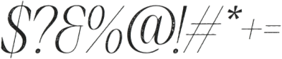 Golften Stamp Italic otf (400) Font OTHER CHARS