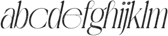 Golften Stamp Italic otf (400) Font LOWERCASE