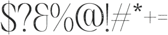 Golften Stamp Regular otf (400) Font OTHER CHARS