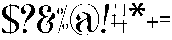Goliath Regular otf (400) Font OTHER CHARS