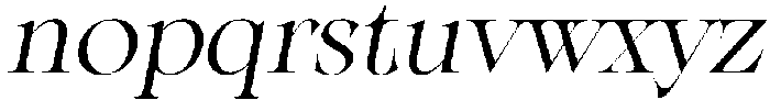 Golifez Bright Serif Italic otf (400) Font LOWERCASE