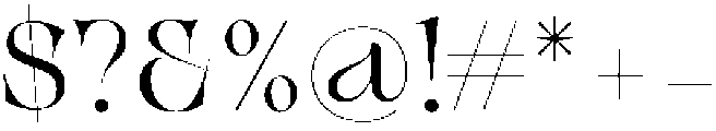 Golifez Bright Serif Regular otf (400) Font OTHER CHARS