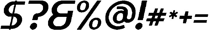 Golke Italic otf (400) Font OTHER CHARS