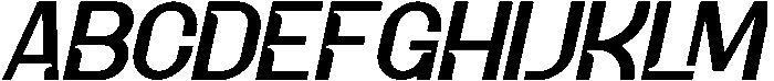 Golke Italic otf (400) Font UPPERCASE