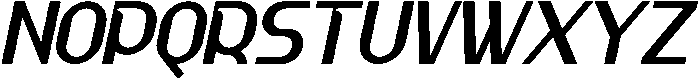 Golke Italic otf (400) Font UPPERCASE