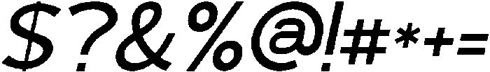 Golmert Italic otf (400) Font OTHER CHARS