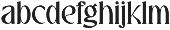 Golse Regular otf (400) Font LOWERCASE