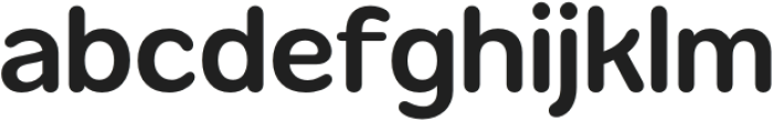 Gomenasans Bold otf (700) Font LOWERCASE